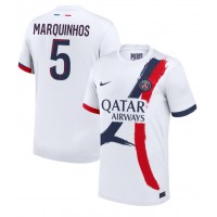 Camiseta Paris Saint-Germain Marquinhos #5 Visitante Equipación 2024-25 manga corta